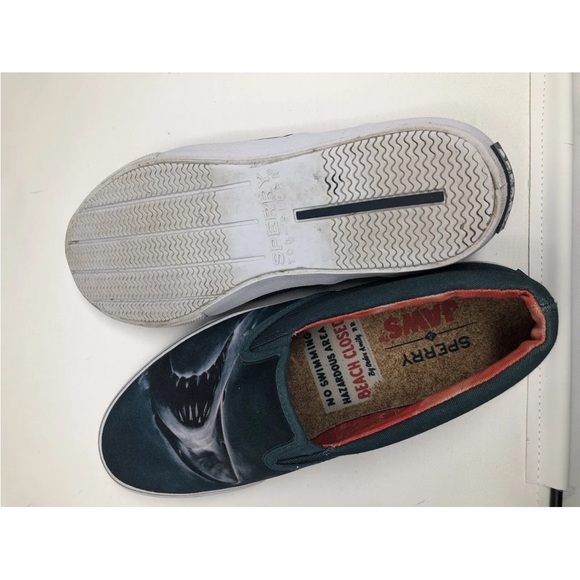 Sperry x Jaws Slip On Sneakers Size Men’s 8.5 Universal Studios - Picture 5 of 6